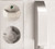 Lockwood 220D Concealed Fix Plate Concealed Privacy Indicating Turn Pull Handle 22 Knob