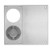 Lockwood 221D Visible Fix Plate Concealed Cylinder Hole 22 Knob