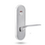 Lockwood 2814/122 - Exterior Round-End Brass Plate - Privacy Indicator Emergency Turn & Lever - Lever 122