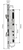 McGrath Euro Hook Mortice Lock - 35mm Backset - 85mm Pitch - 270mm Faceplate - Suits A210, A231 & A236