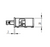 Lockwood Optimum Sliding Door Mortice Lock - 1 point locking with 13mm Bolt