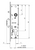 Lockwood Optimum Sliding Door Mortice Lock - 1 point locking with 13mm Bolt