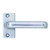 Lockwood 3540 Series - 90 Degrees Lever Handle Assembly - Satin Chrome