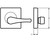 Lockwood 1429/IN - Symphony 1420 Square Rose Non-Indicating Accessible Turnknob Escutcheon