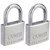 ABUS Padlock 64TI/40 Twin Display Pack - Titalium