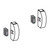 Dormakaba Top and Bottom Latch PHX07 Locking Points suits Fire Door - Silver