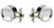 Symmetry Rnd Cavty Slidng Dr Psg Set