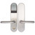 Salto XS4 Key Override Keypad Escutcheon with U Levers (40 - 45mm Door) - Satin Stainless Steel