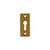 Jacksons Outer Escutcheon C to suit JM29 - 19.5x46mm - Polished Brass
