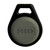 HID SEOS 8k Keyfob with Insert - Black/Grey