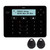 Risco Elegant Keypad - Includes 2 Prox Tags - Suits Lightsys+ and Lightsys2 - Black
