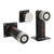 LOX Heavy Duty 12-24VDC Magnetic Door Holder Wall Or Floor Mounted Changeable 150mm Extension - Black