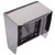 Salto Wall Reader WRM E Chassis Cover - Satin Stainless Steel