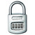 ABUS Padlock Combo 160 Display Pack - Chrome