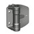 D&D Truclose Gate Hinge Closer UP TO 30kg Gloss Pair - Black