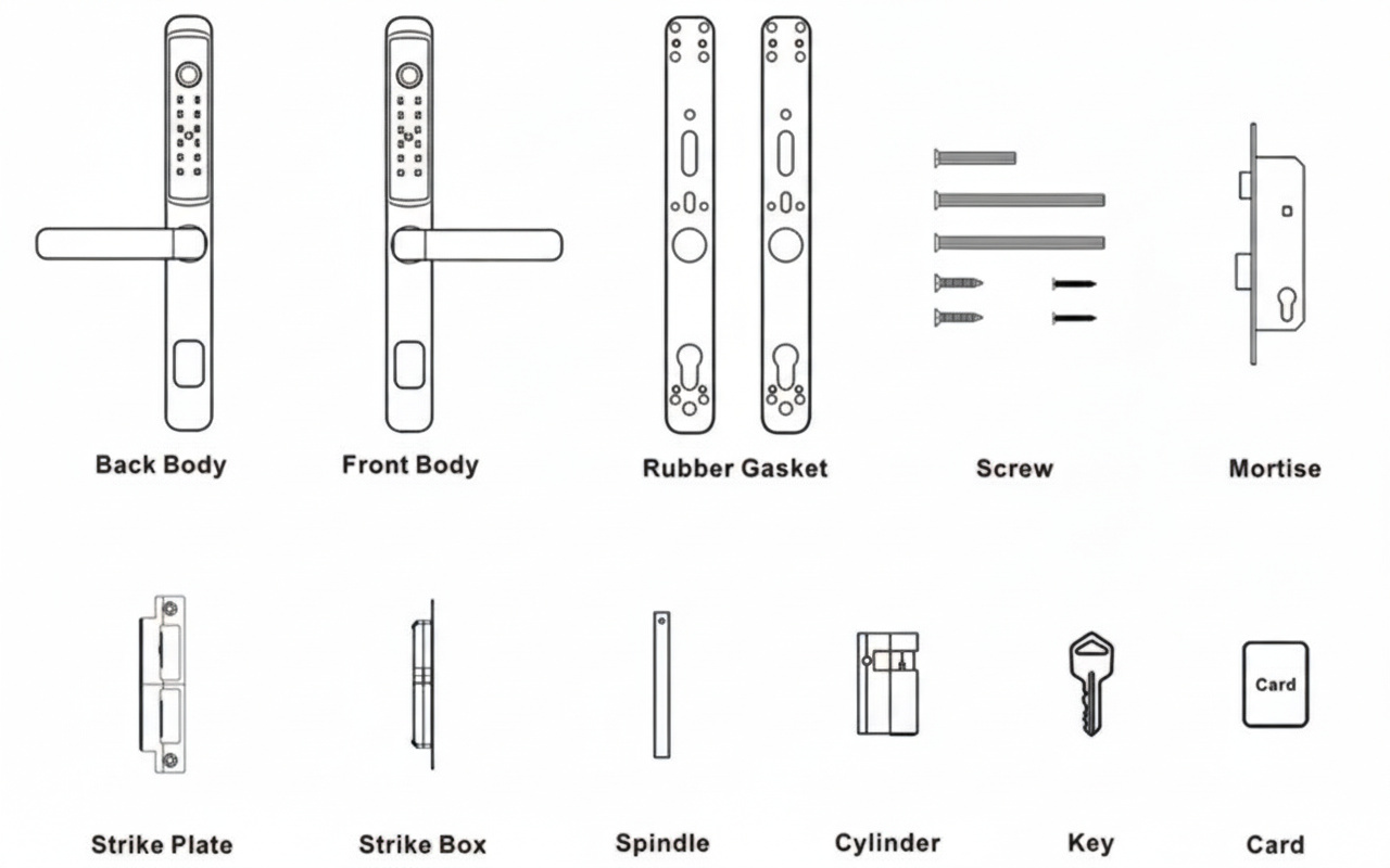 Vault mortice lock what's in the box contents