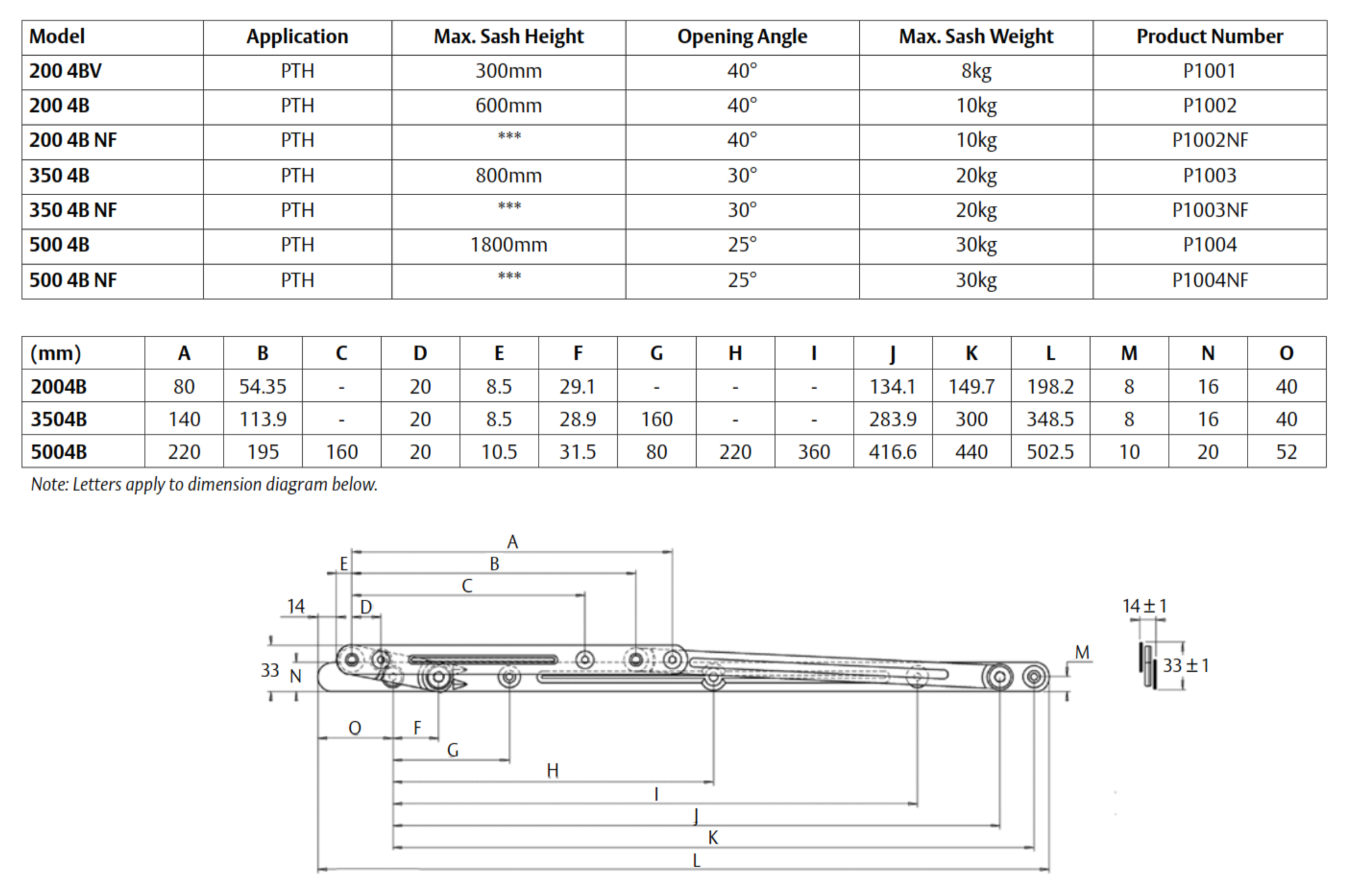 Interlock 350 4B dimensional drawing