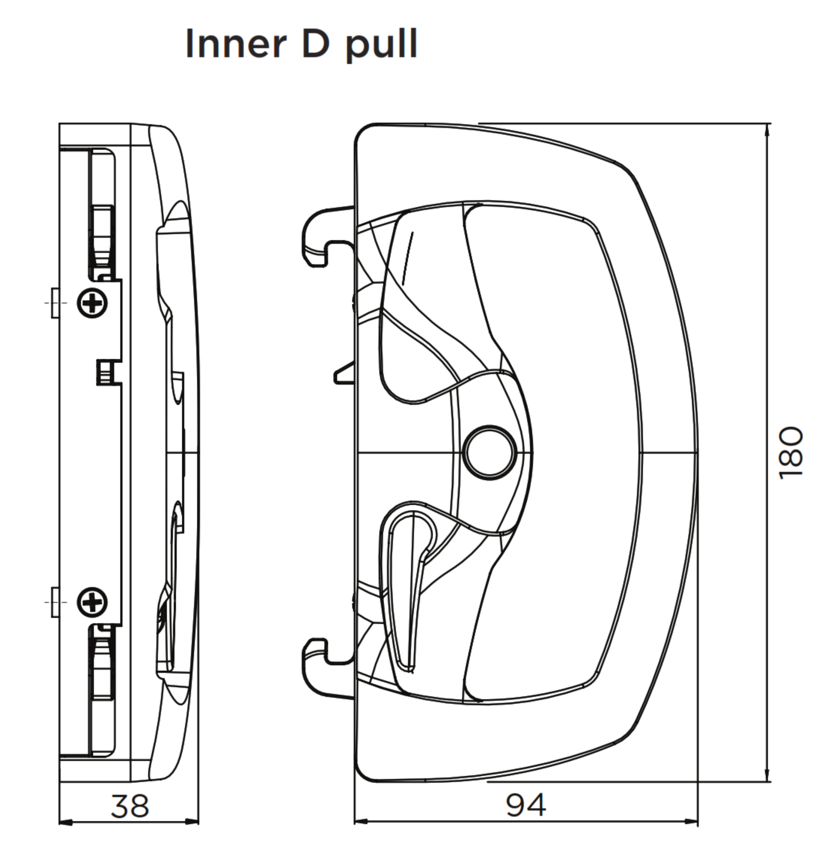 Product dimension drawing