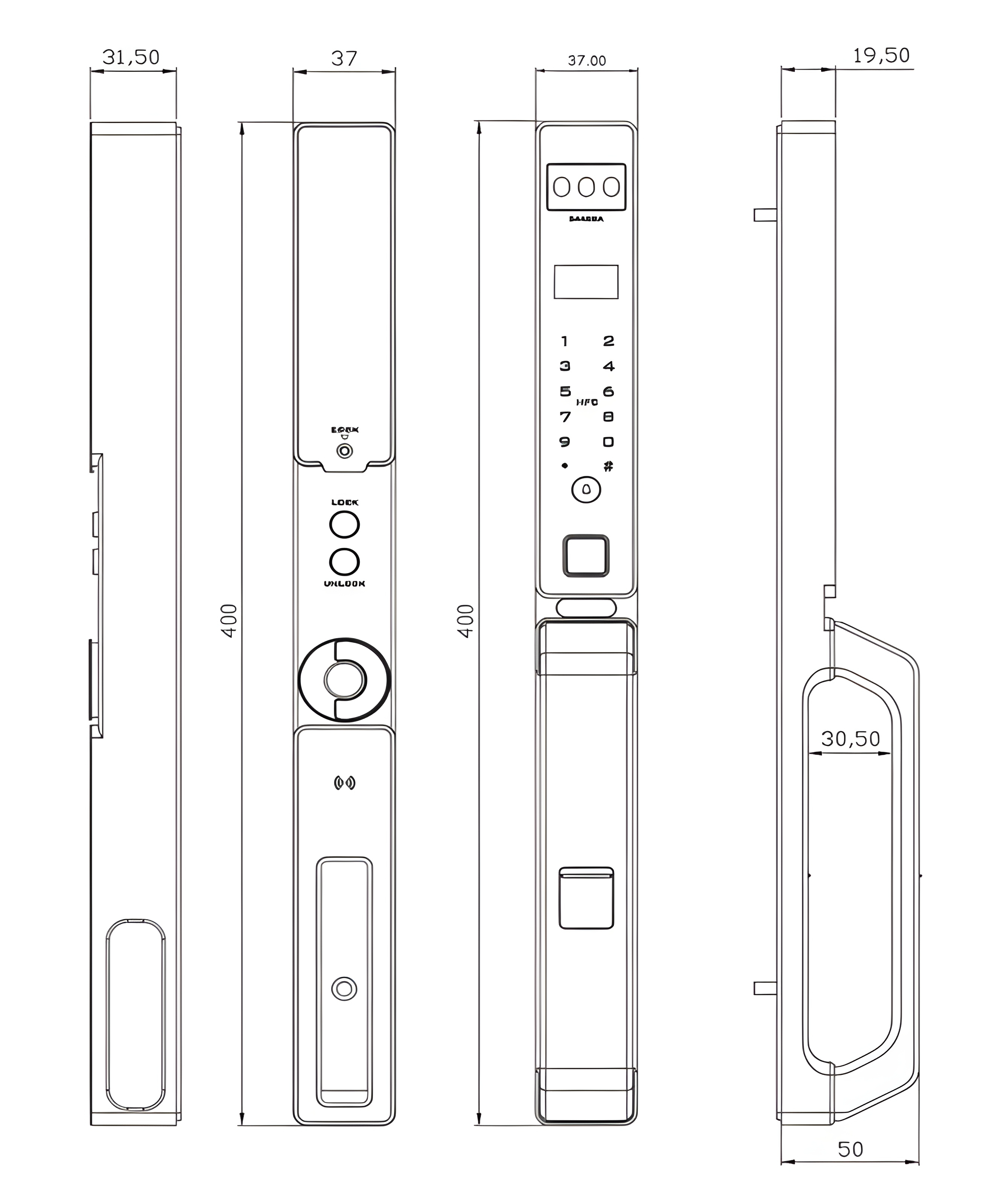 Vault Alpha dimensions drawing