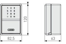 ABUS Key Garage One KG787 dimensions