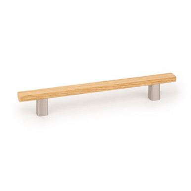 Ara Timber D Handle - Oak & Walnut Cabinet Pulls | Momo Handles