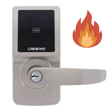 Carbine Digital Latching 3-in-1 Lever - Secure & Stylish Smart Lock