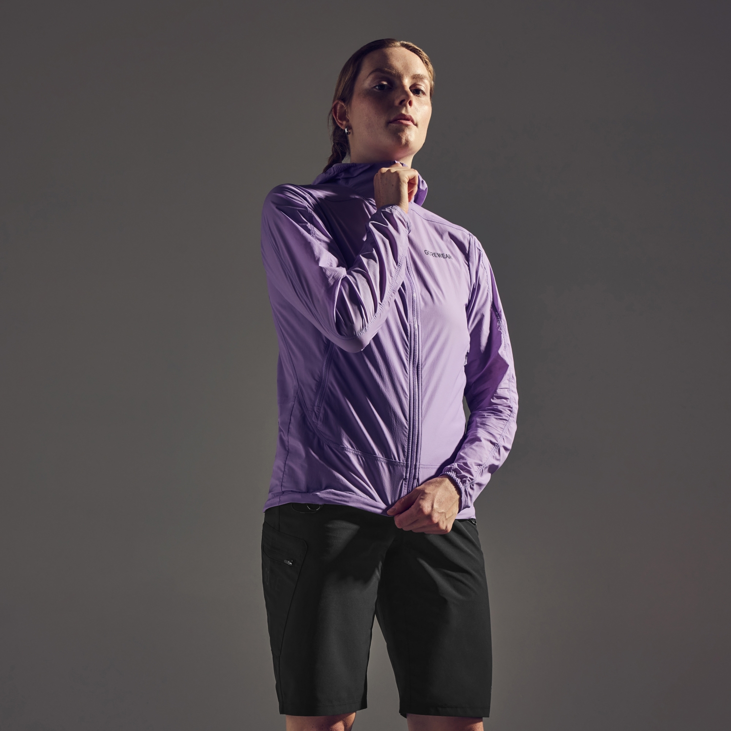 FERNFLOW Giacca Antivento Con Cappuccio Donna