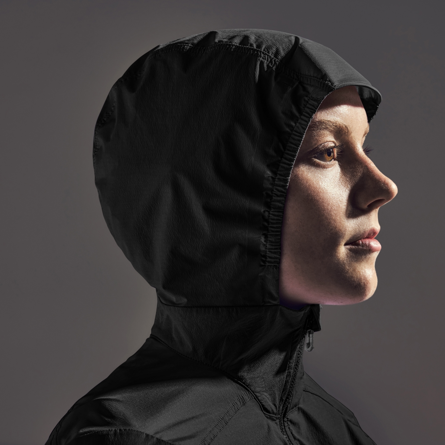 FERNFLOW Giacca Antivento Con Cappuccio Donna