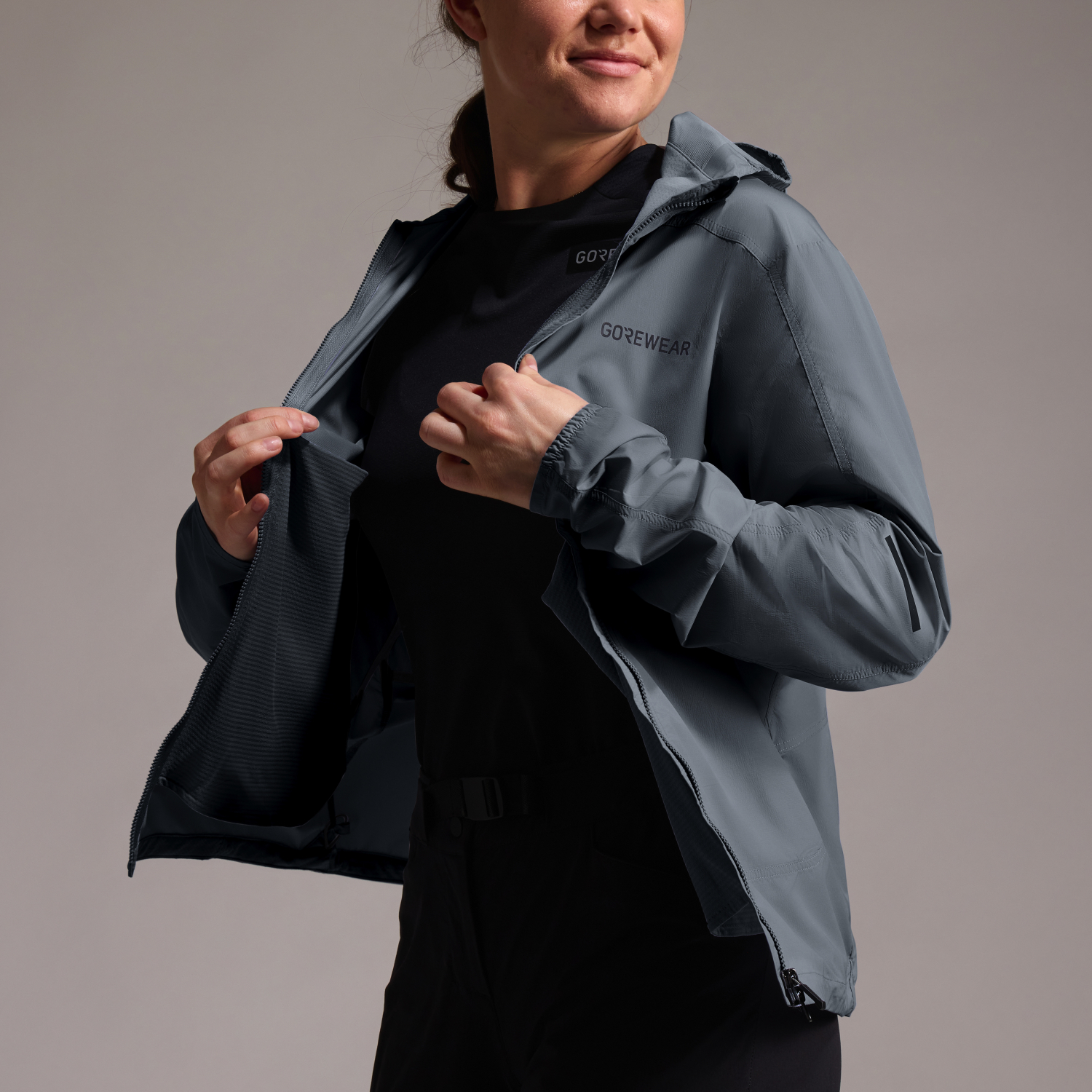 FERNFLOW Windbreaker mit Kapuze Damen