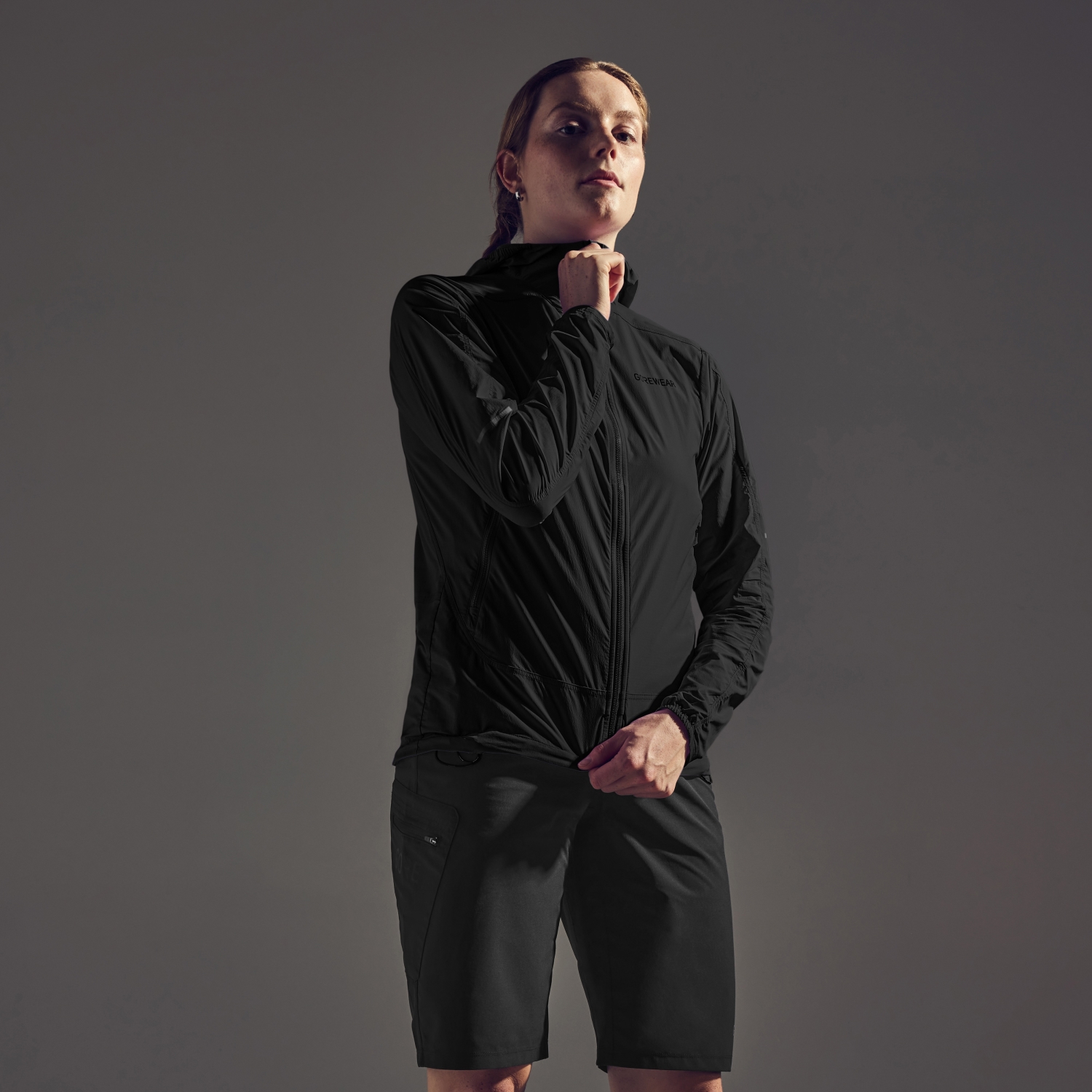 FERNFLOW Windbreaker mit Kapuze Damen