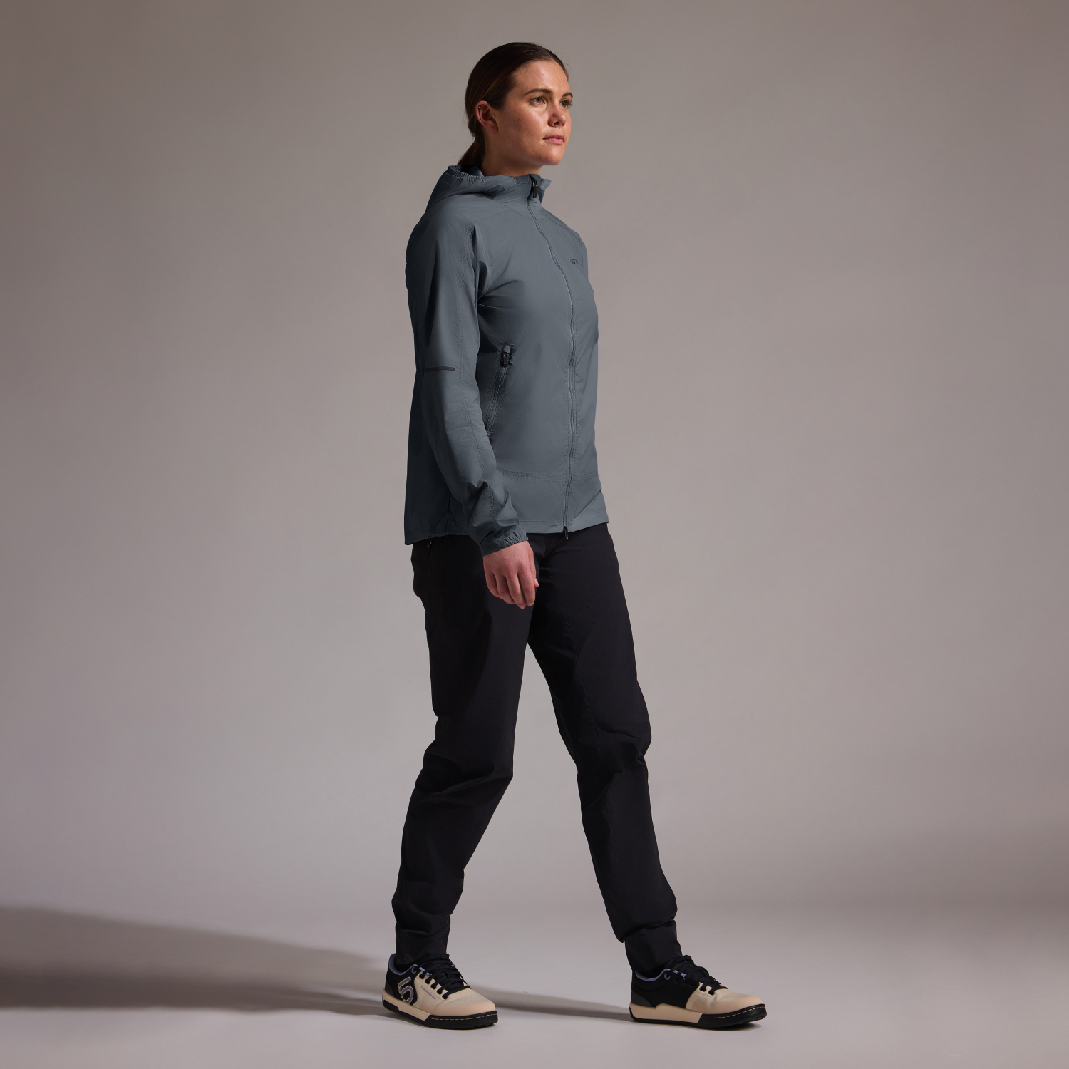 FERNFLOW Giacca Antivento Con Cappuccio Donna