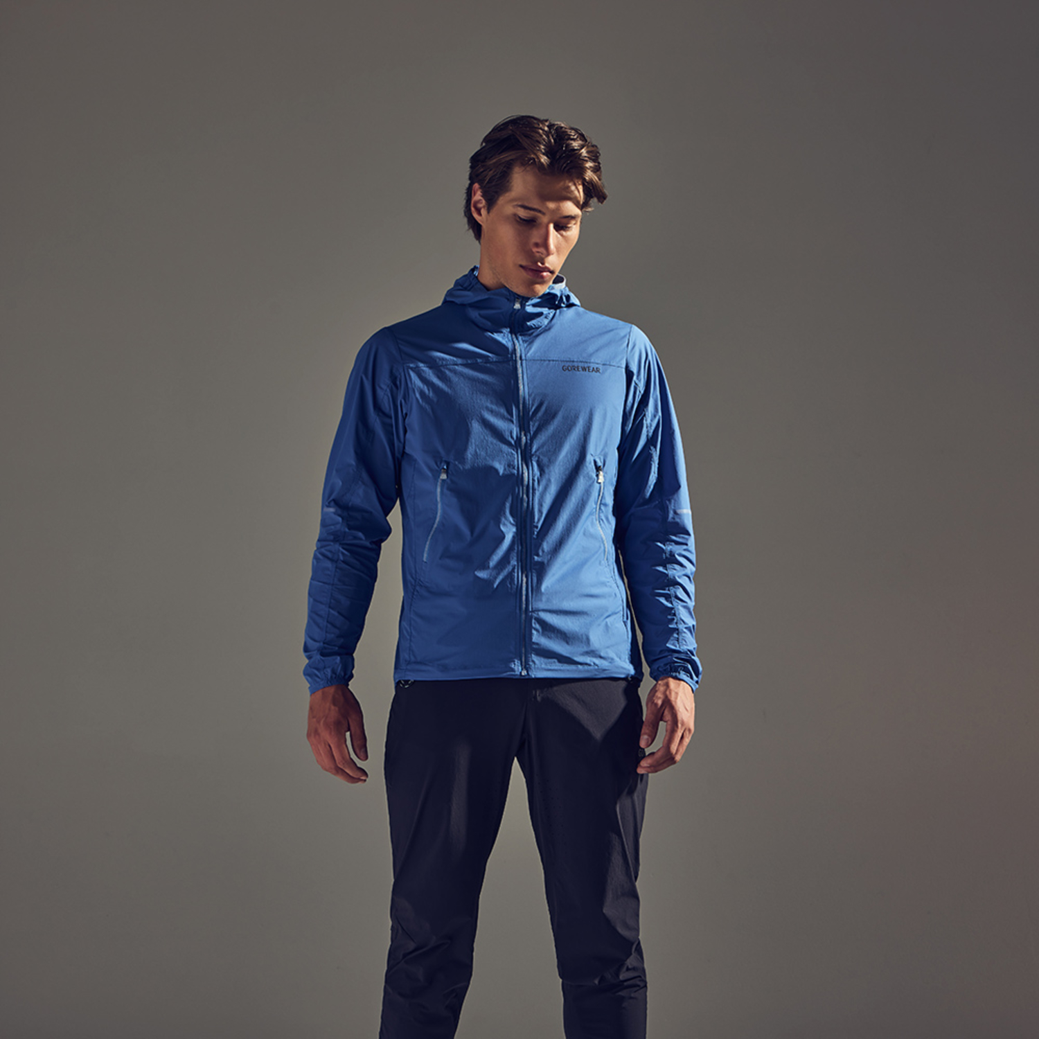 FERNFLOW Giacca Antivento Con Cappuccio Uomo