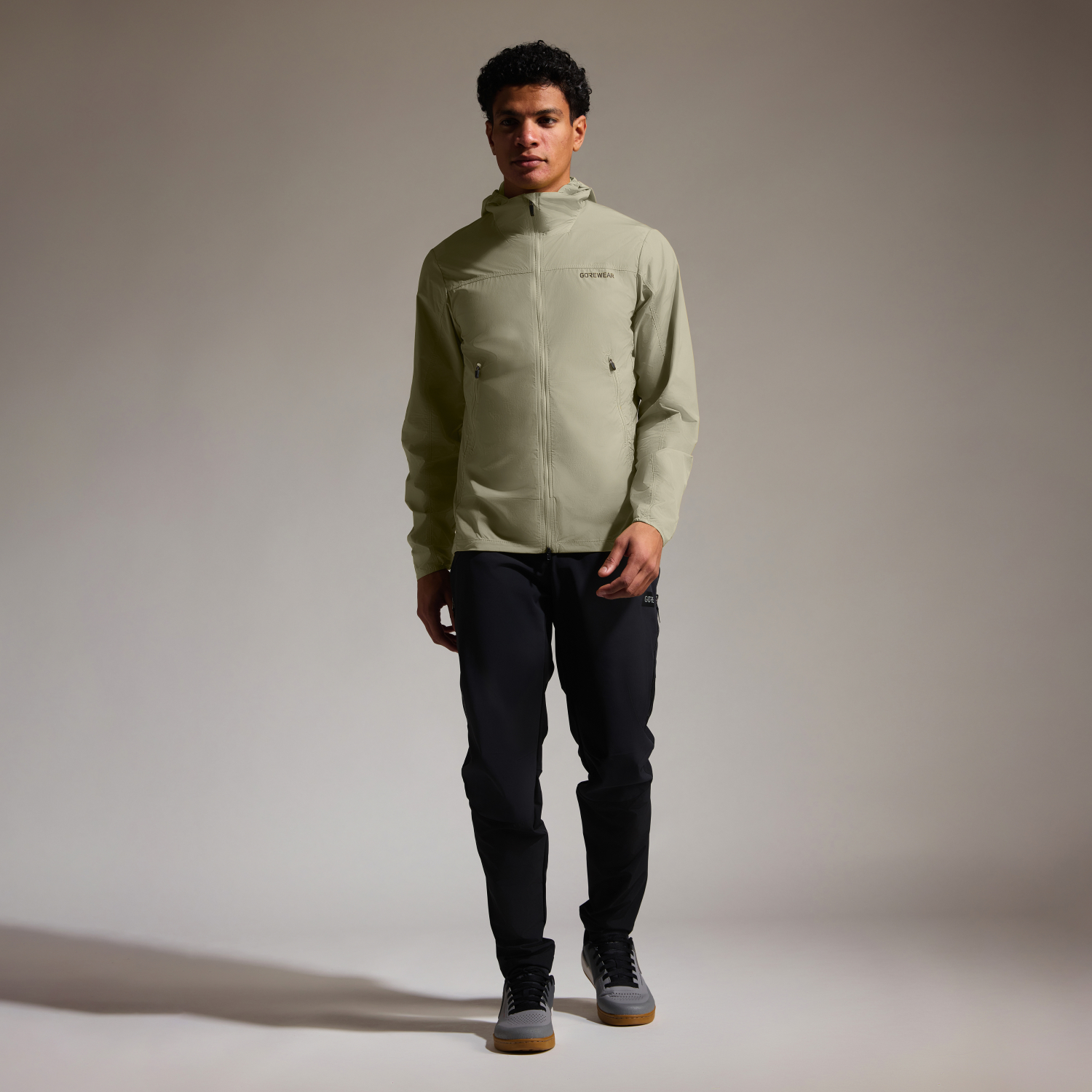 FERNFLOW Hooded Windbreaker Mens