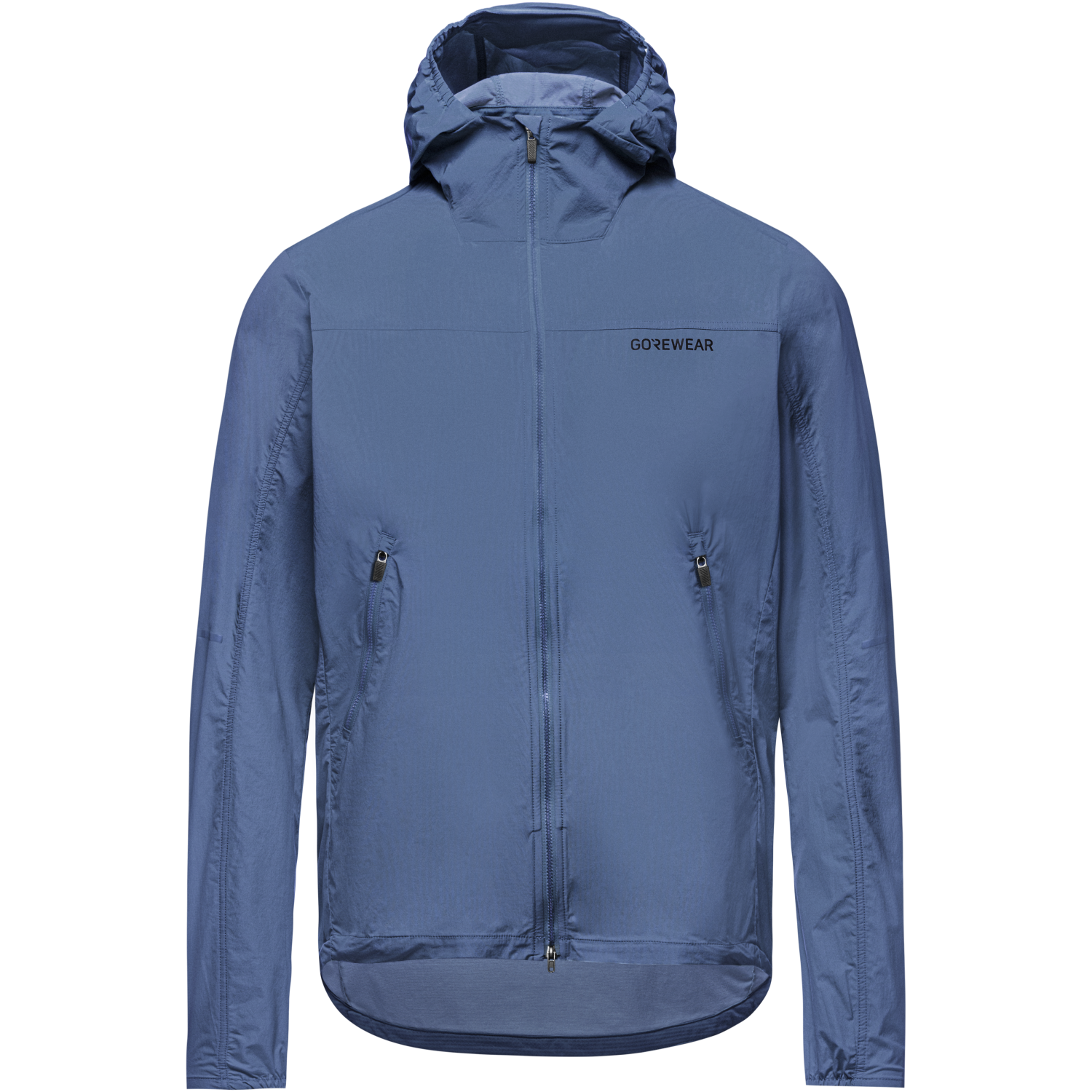 An image of the FERNFLOW Hooded Windbreaker Mens being displayed without a product model wearing the product.