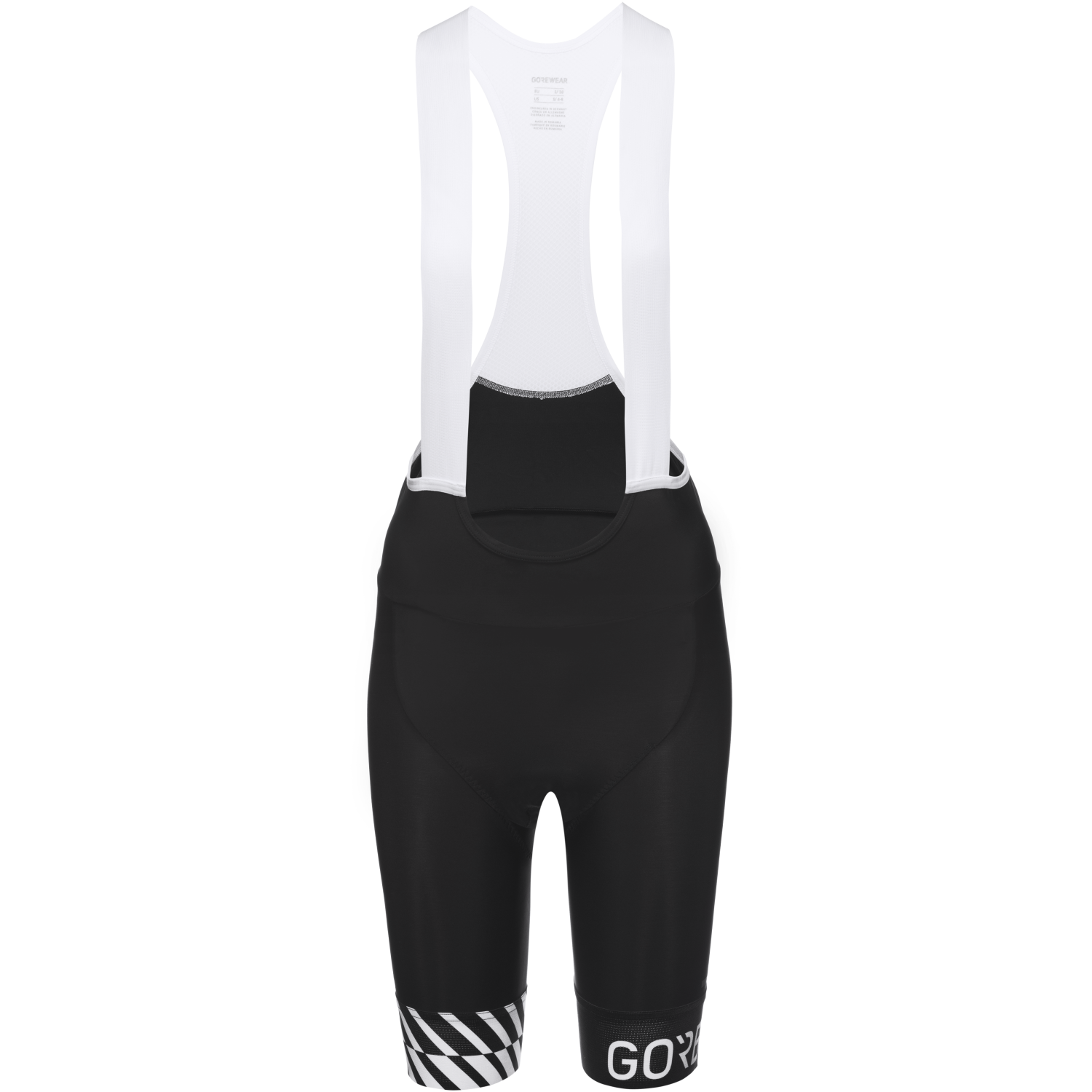 An image of the SWIFTRIDE Optical Bib Shorts Womens being displayed without a product model wearing the product.