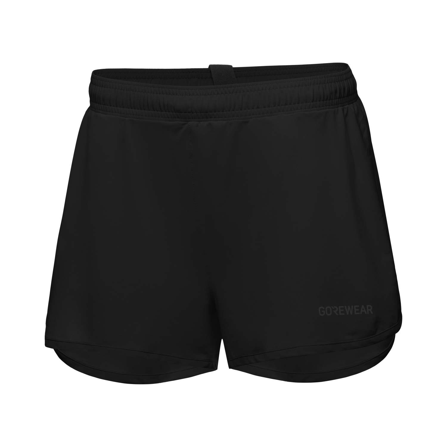 An image of the CONCURVE 3” Shorts Womens being displayed without a product model wearing the product.