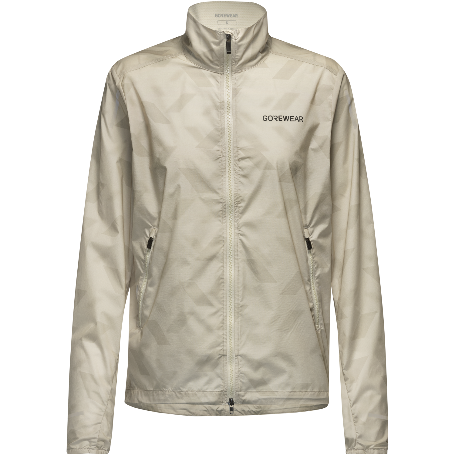 An image of the CONCURVE 3D Graphic Windbreaker Womens being displayed without a product model wearing the product.