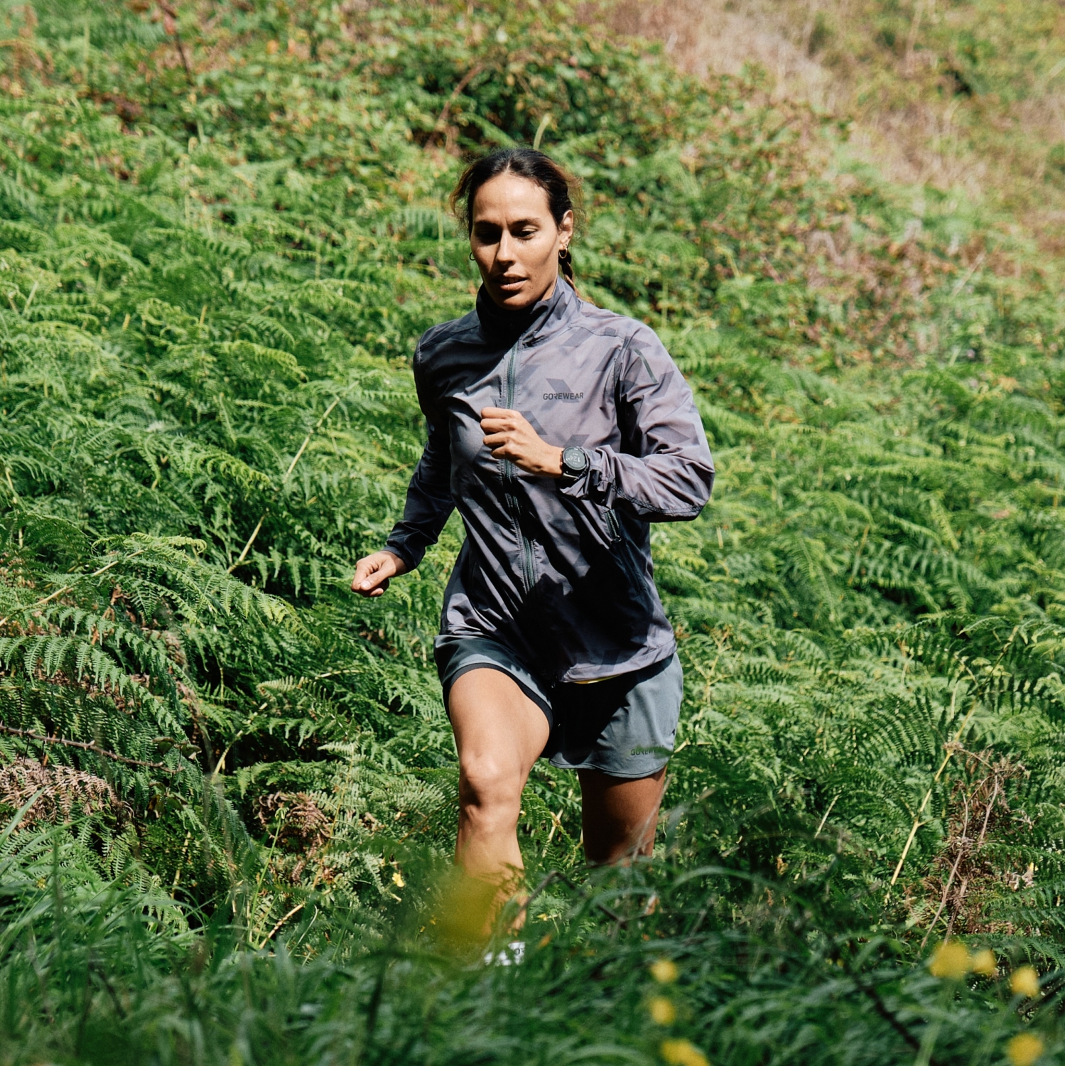 CONCURVE 3D Graphic Windbreaker Damen