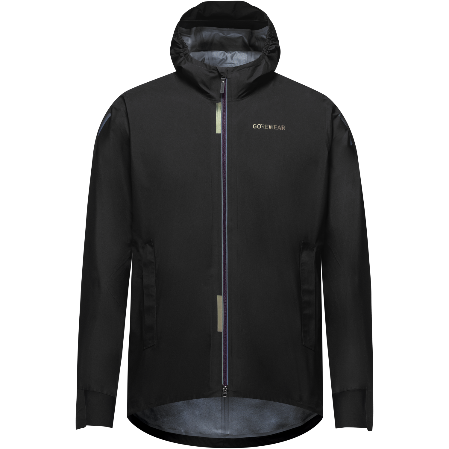 An image of the CONCURVE LE3 GORE-TEX Jacket Iridescent Trim Mens being displayed without a product model wearing the product.