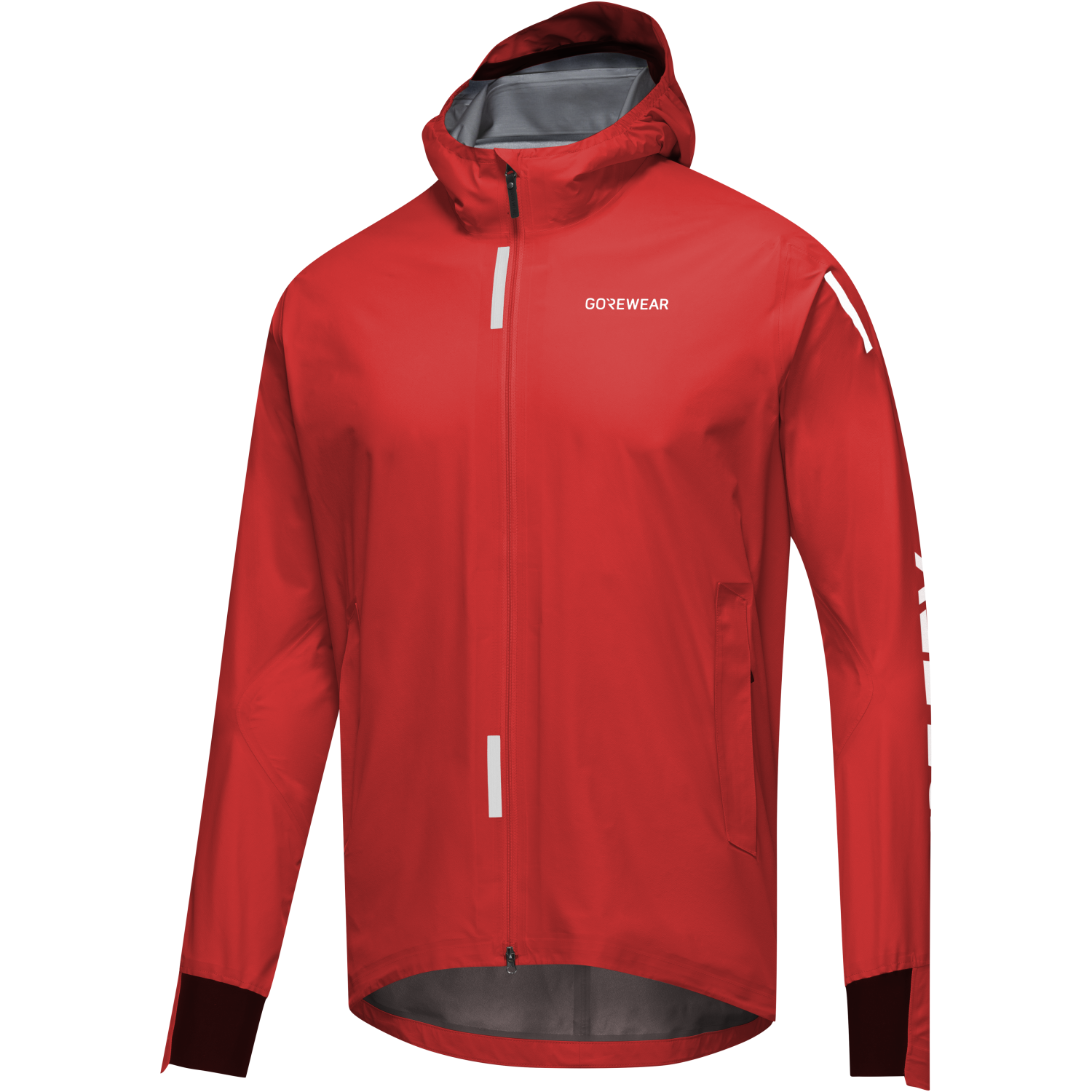 An image of the CONCURVE LE4 GORE-TEX Jacket Sleeve Logo Mens being displayed without a product model wearing the product.