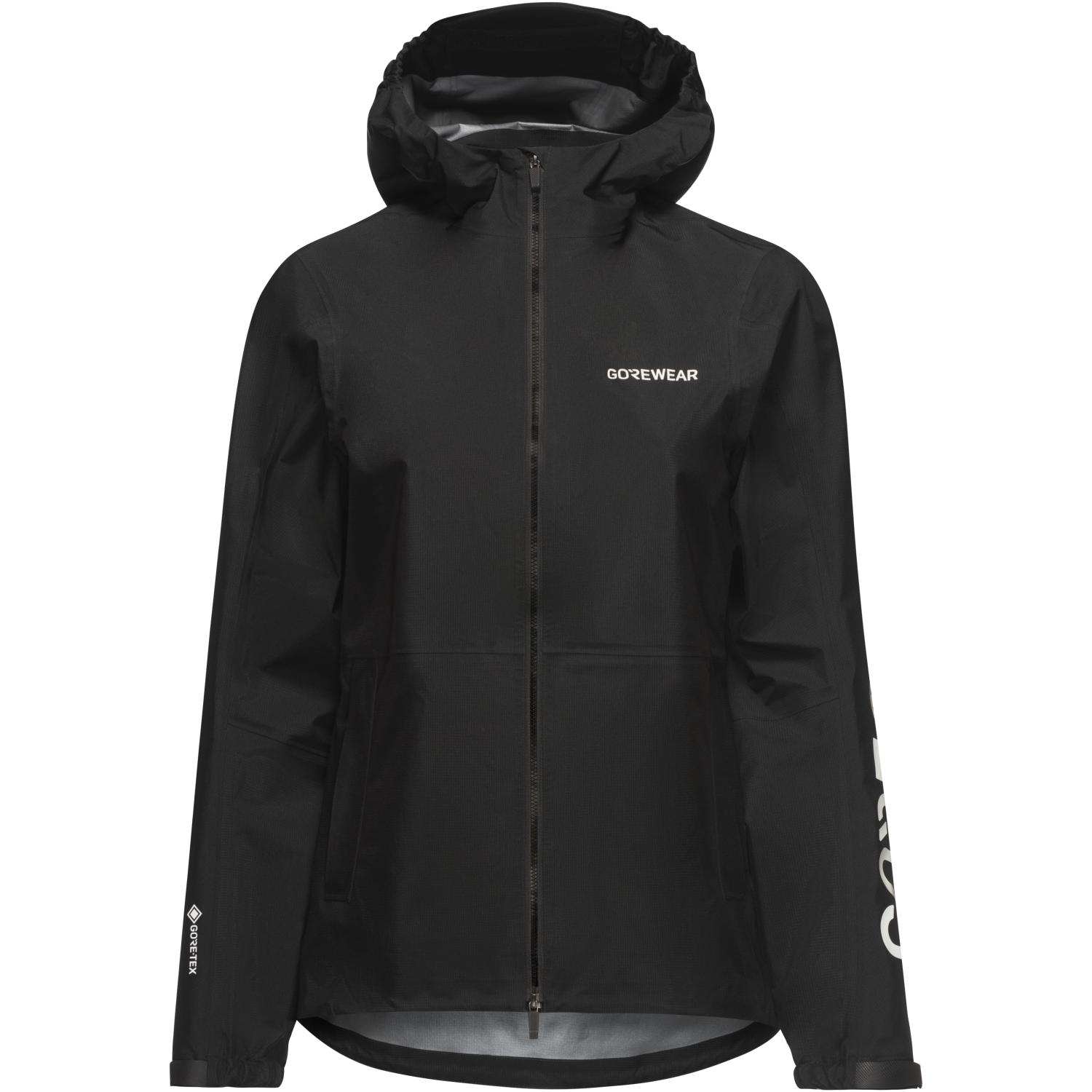 An image of the LUPRA 2.0 GORE-TEX LE1 Hooded Jacket Womens being displayed without a product model wearing the product.