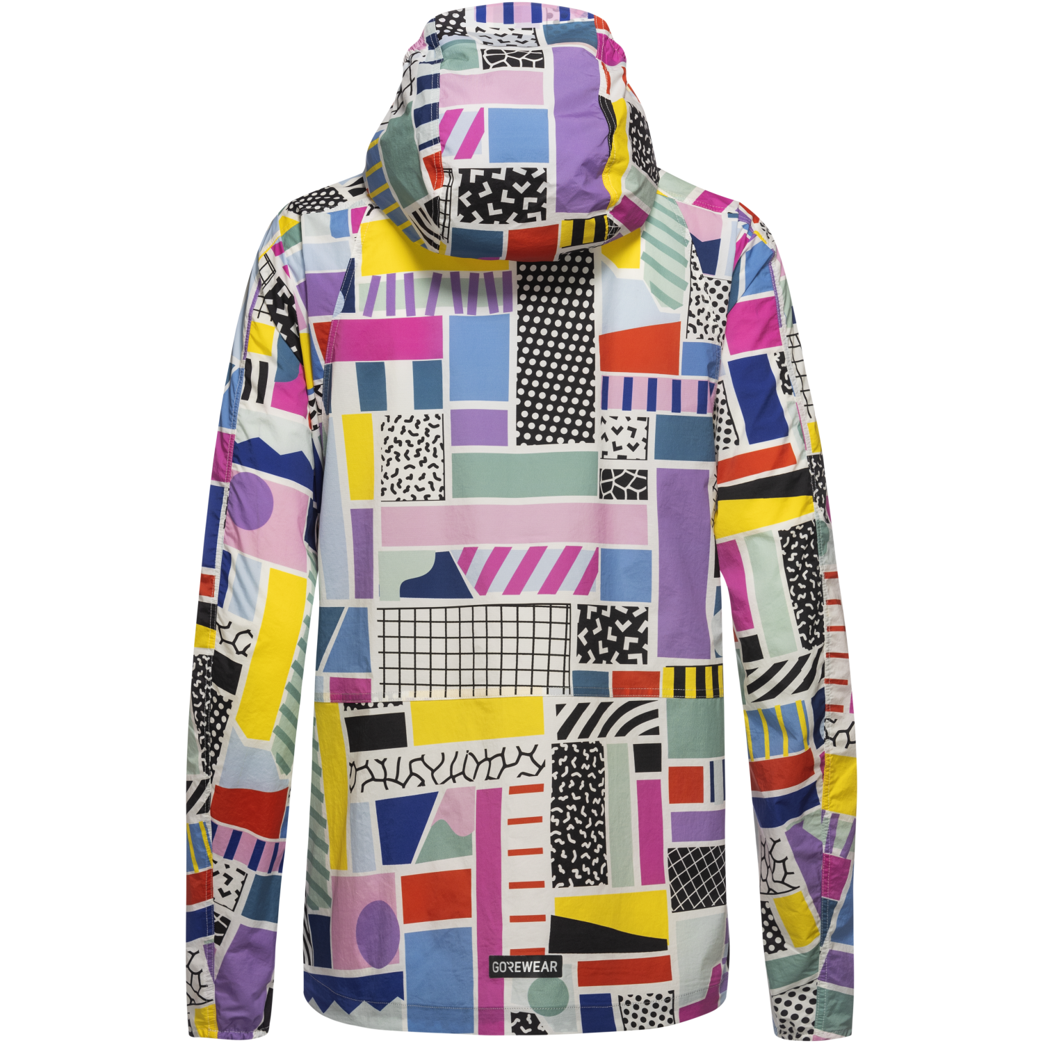 An image of the FERNFLOW x Dr. Bullock Hooded Windbreaker Womens being displayed without a product model wearing the product.