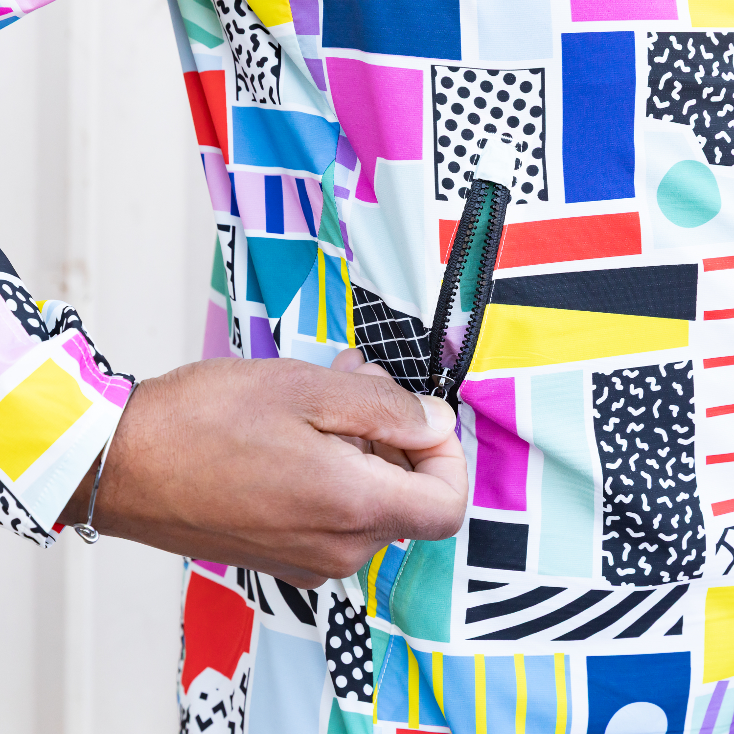 FERNFLOW Veste Coupe-Vent À Capuche Homme x Dr. Bullock Collab