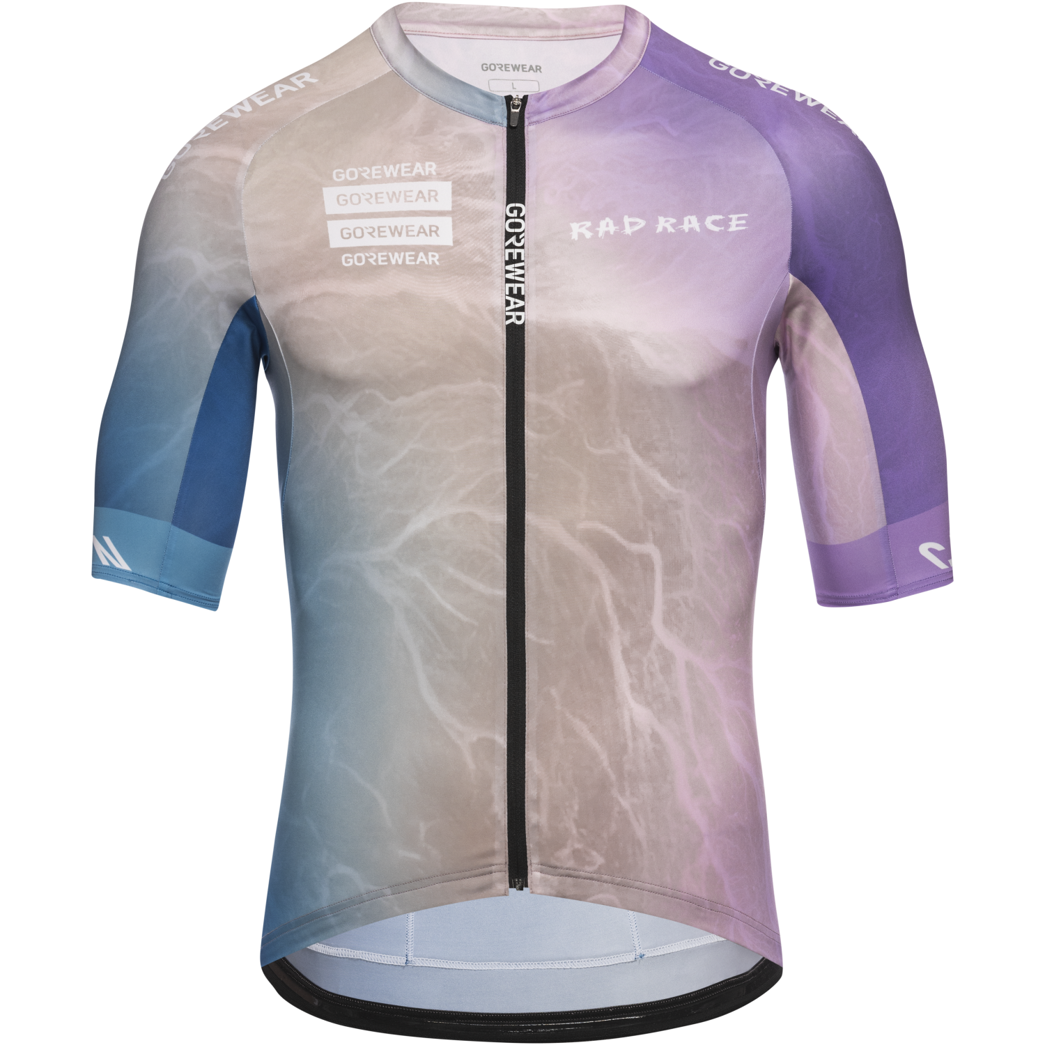 An image of the GOREWEAR x RAD RACE 2025 Jersey Mens being displayed without a product model wearing the product.