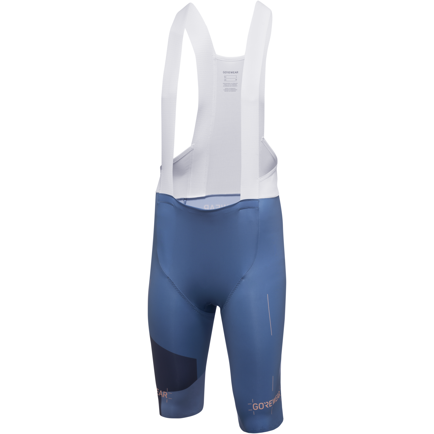 Un'immagine del prodotto SPINSHIFT Colorblock Pantaloncini con bretelle Uomo esposto senza che il modello lo indossi.