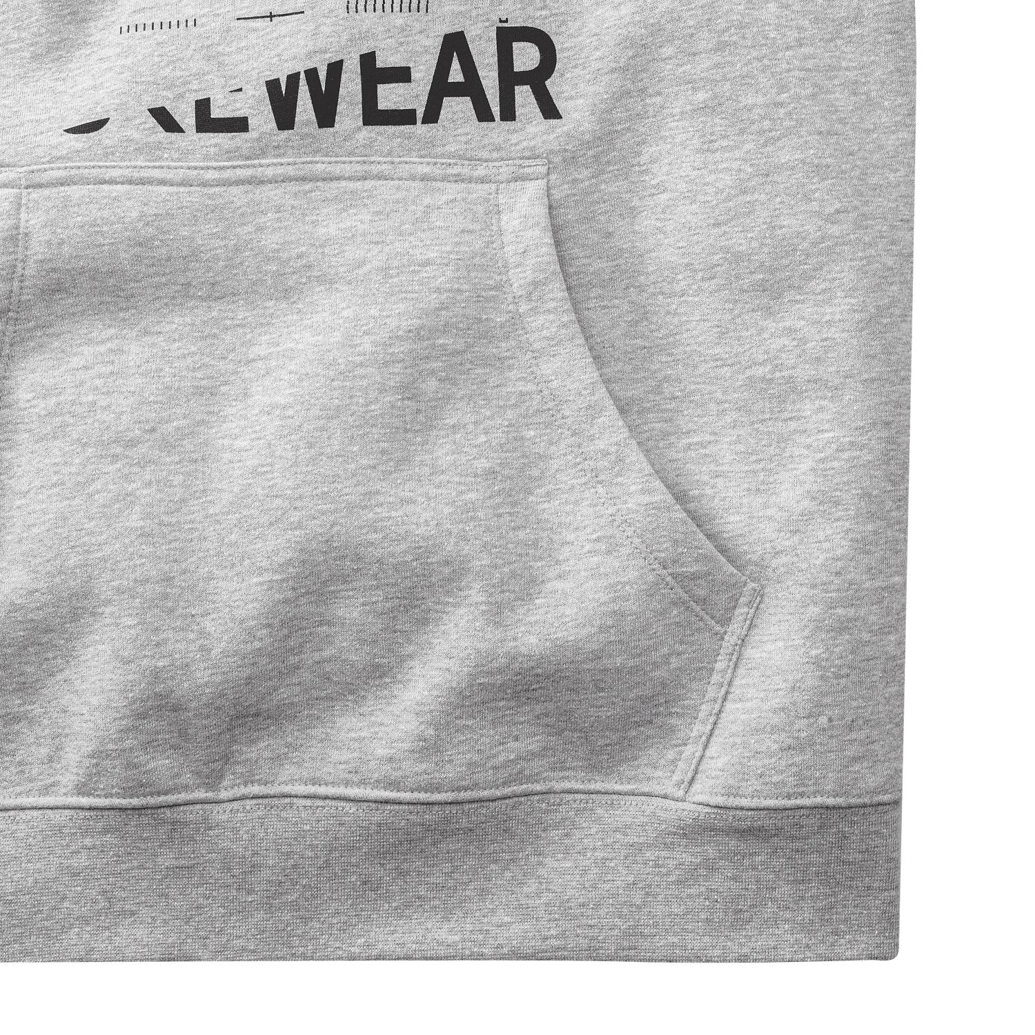 Gezeigt wird ein Bild des Artikels der Kategorie „Sweat à capuche avec logo Fracture“, ohne dass ein Model das Produkt trägt.