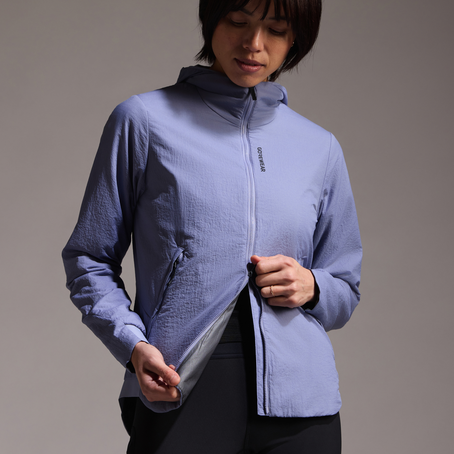 CONCURVE WINDSTOPPER® Veste à capuche insulated femme