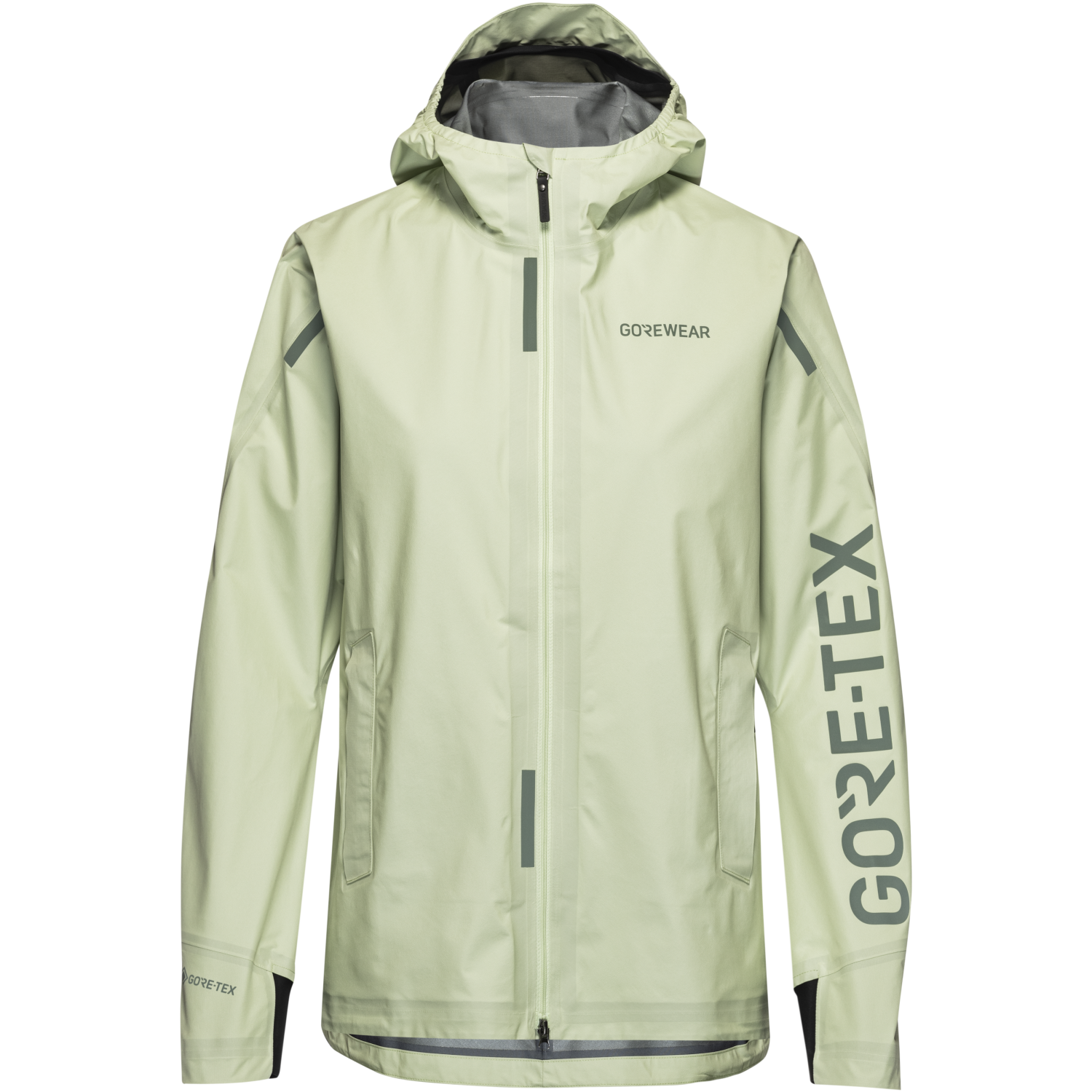 An image of the CONCURVE GORE-TEX Logo Jacket Womens being displayed without a product model wearing the product.