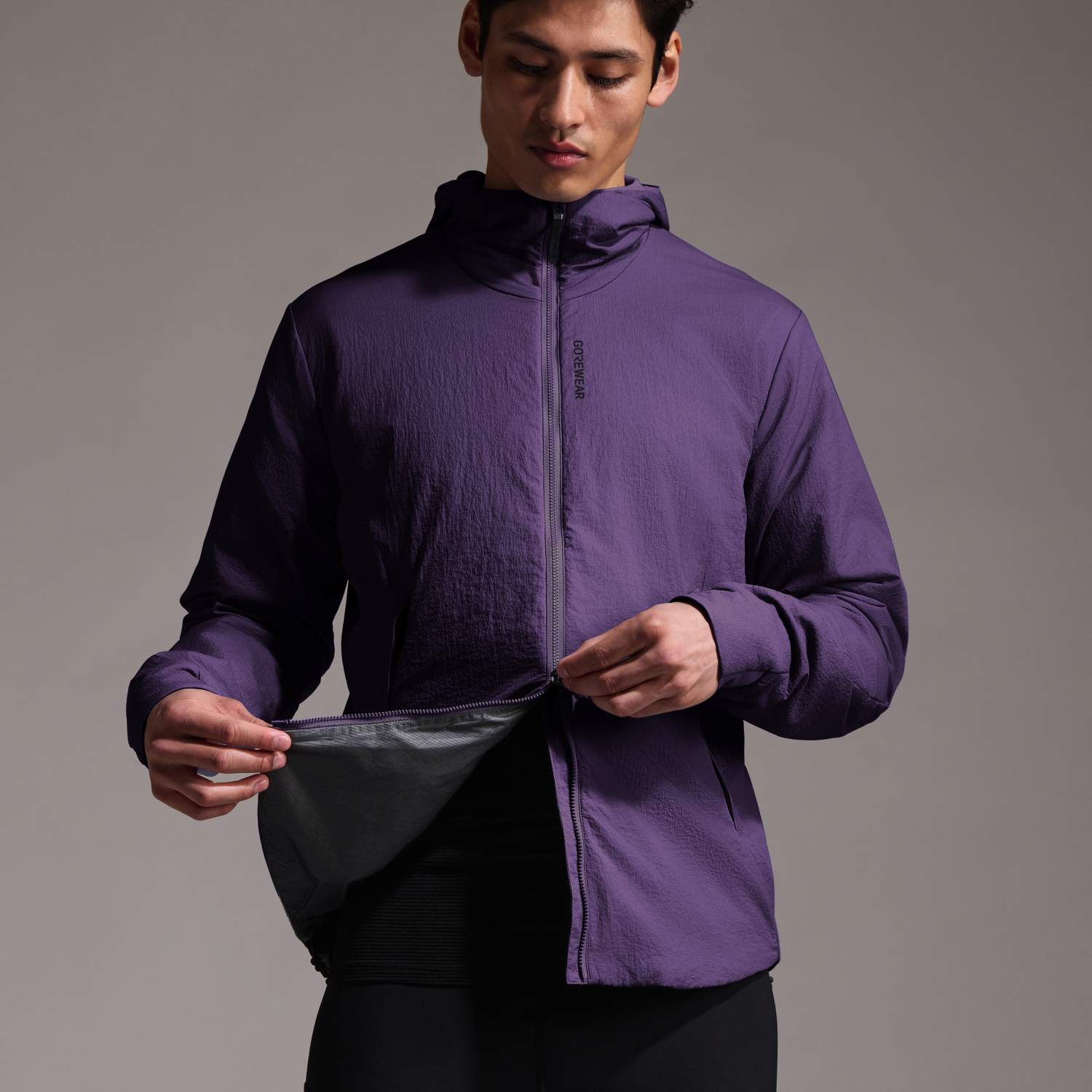 CONCURVE WINDSTOPPER® Insulated Hooded Jacket Mens