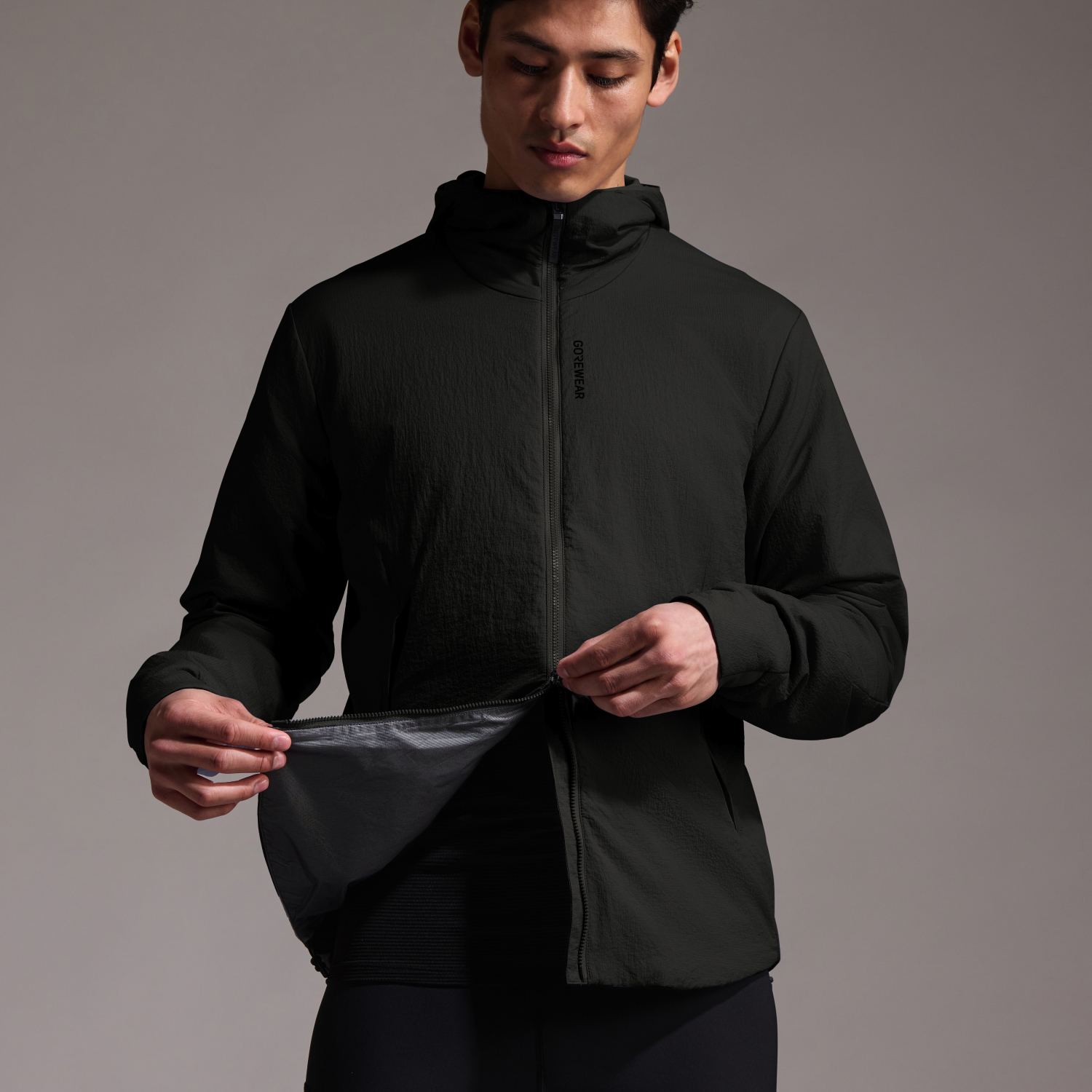 CONCURVE WINDSTOPPER® isolierte Kapuzenjacke Herren
